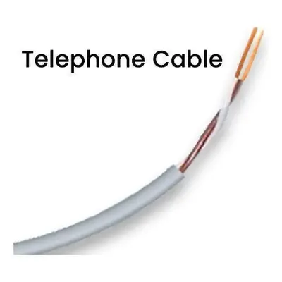 Royu Cat3 UTP Telephone Cable 1 Pair Grey 1000 m Reel