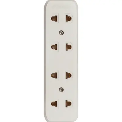 Royu Surface Universal Outlet 4 Gang 10A White