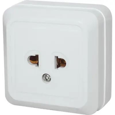 Royu Surface Outlet 1 Gang 10A White