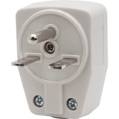 Royu Tandem Ground Plug 20A White