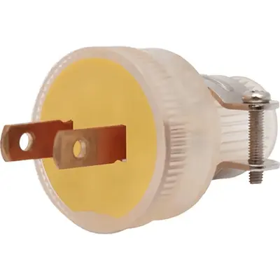 Royu PVC Plug with Clamp 5A Cream