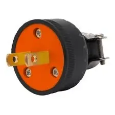Royu PVC Plug with Clamp 10A Black