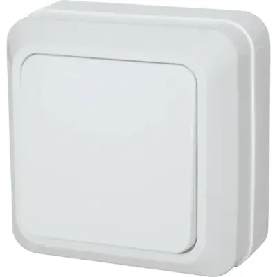 Royu Surface Switch 1 Gang 10A White
