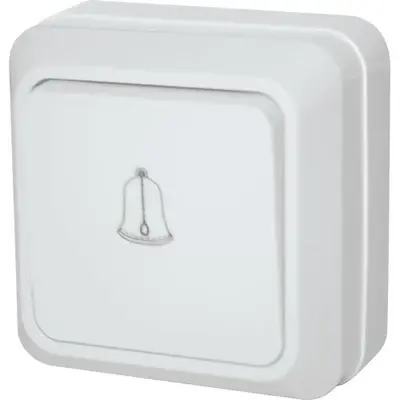 Royu Surface Doorbell Switch 10A White