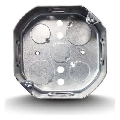Royu Steel Junction Box Deep GA18 4 x 4 x 2-1/8" 1.0mm
