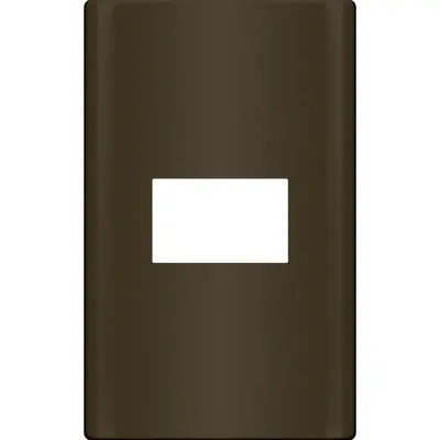 Royu Plano 1 Gang Plate Dark Gray