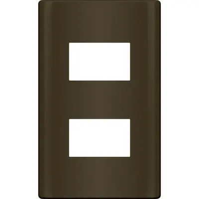 Royu Plano 2 Gang Plate Dark Gray