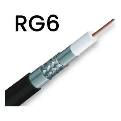 Royu RG6 Coaxial Cable CCS Triple Shield 305 m Reel