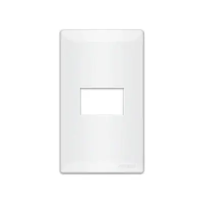 Royu Super Wide 1 Gang Plate White