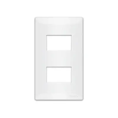 Royu Super Wide 2 Gang Plate White