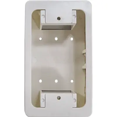 Royu PVC Square Box with Cover and Screw 121 x 121 x 57mm Orange