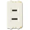 Royu Wide Series Flat Pin Outlet 15A White