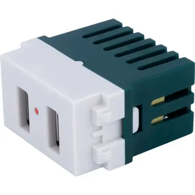 Royu Wide Series USB Outlet 5V 2100mA White