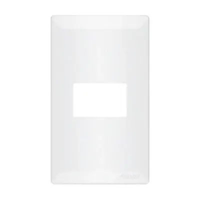 Royu Wide Series 1 Gang Plate White