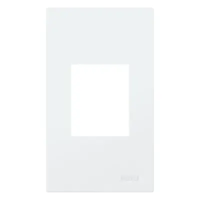 Royu Wide Series 1 Gang Plate for RWO8/RWO13 White