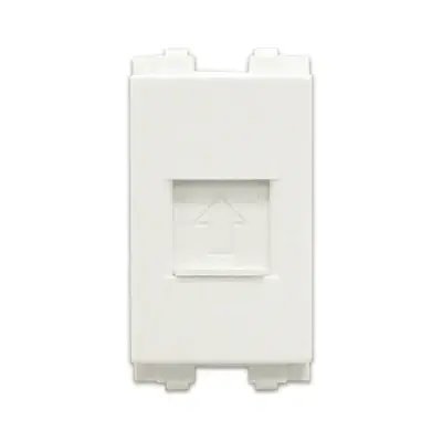 Royu Wide Series LAN Outlet White