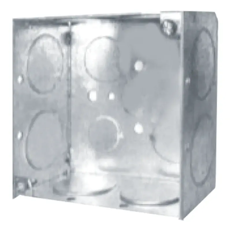 Royu Steel Square Box Deep GA18 4 x 4 x 2-1/8" 1.0mm