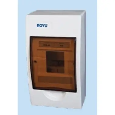 Royu Polycarbonate Distribution Box Surface-Mounted 4 Modules