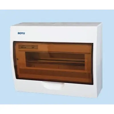 Royu Polycarbonate Distribution Box Surface-Mounted 12 Modules