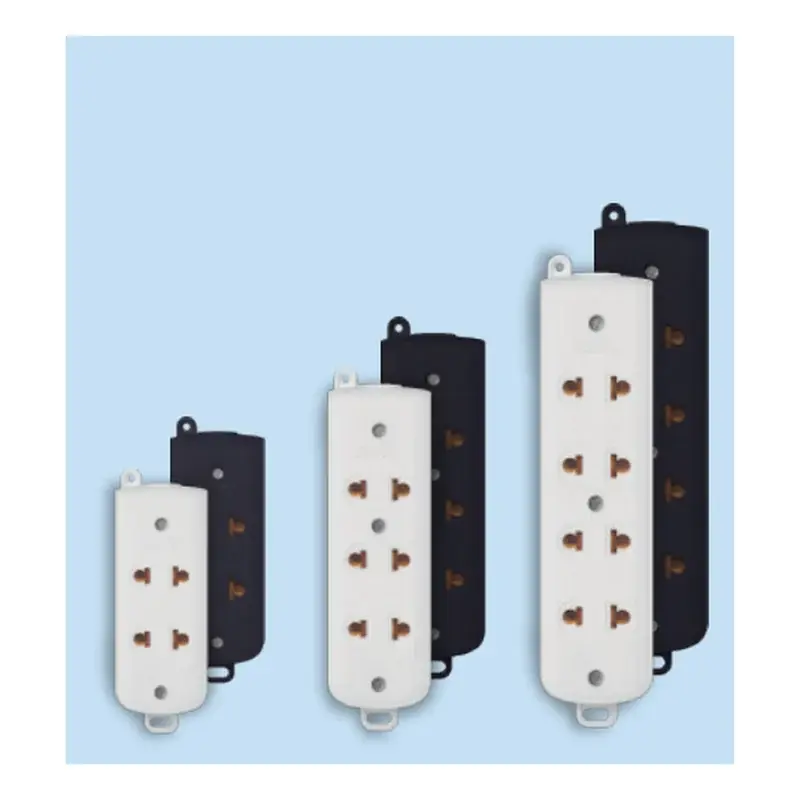 Royu Surface Universal Outlet Terminal Block Type 2 Gang 10A White
