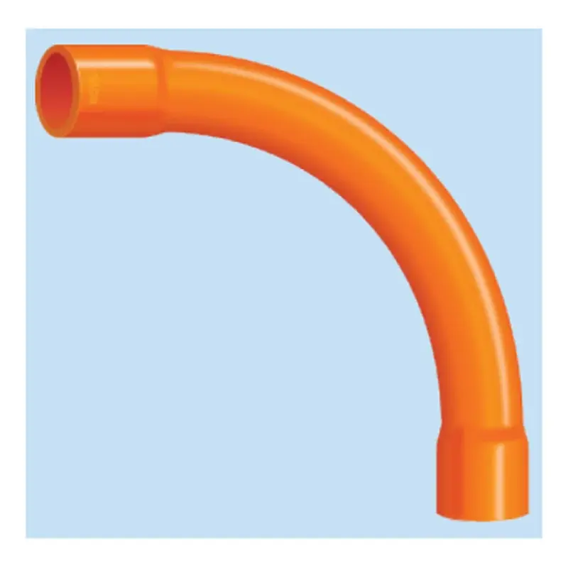 Royu uPVC Conduit Long Elbow 40mm Pack of 5