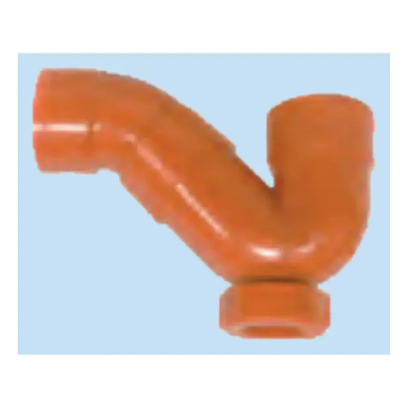 Royu uPVC Sanitary P-Trap with Plug & Elbow 2" Orange