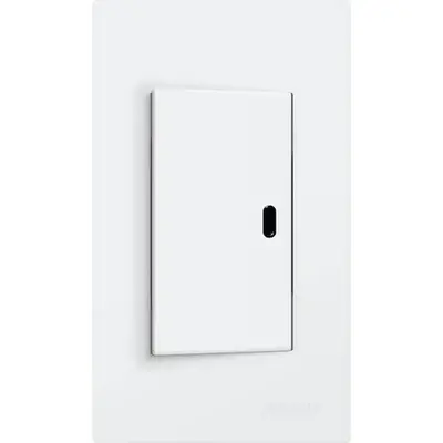 Royu Wide Series 1 Gang Switch with LED Set 10A White