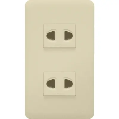 Royu Classic Series 2 Gang Outlet Set 10A
