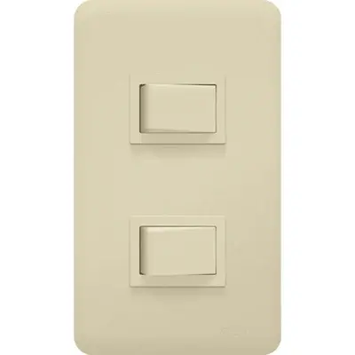 Royu Classic Series 2 Gang Switch with LED Set 10A