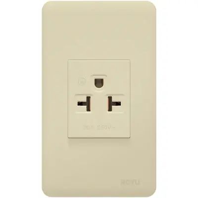 Royu Classic Series 1 Gang Tandem Aircon Outlet Set 20A