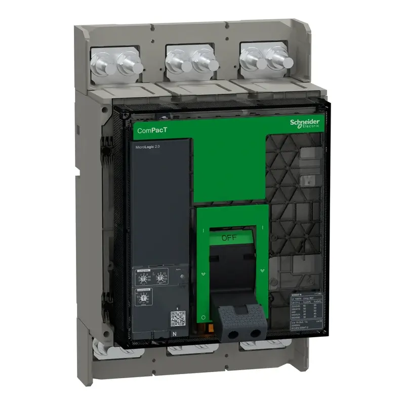 Schneider Electric ComPacT NS Molded Case Circuit Breaker Type N Fixed 3P 2000A