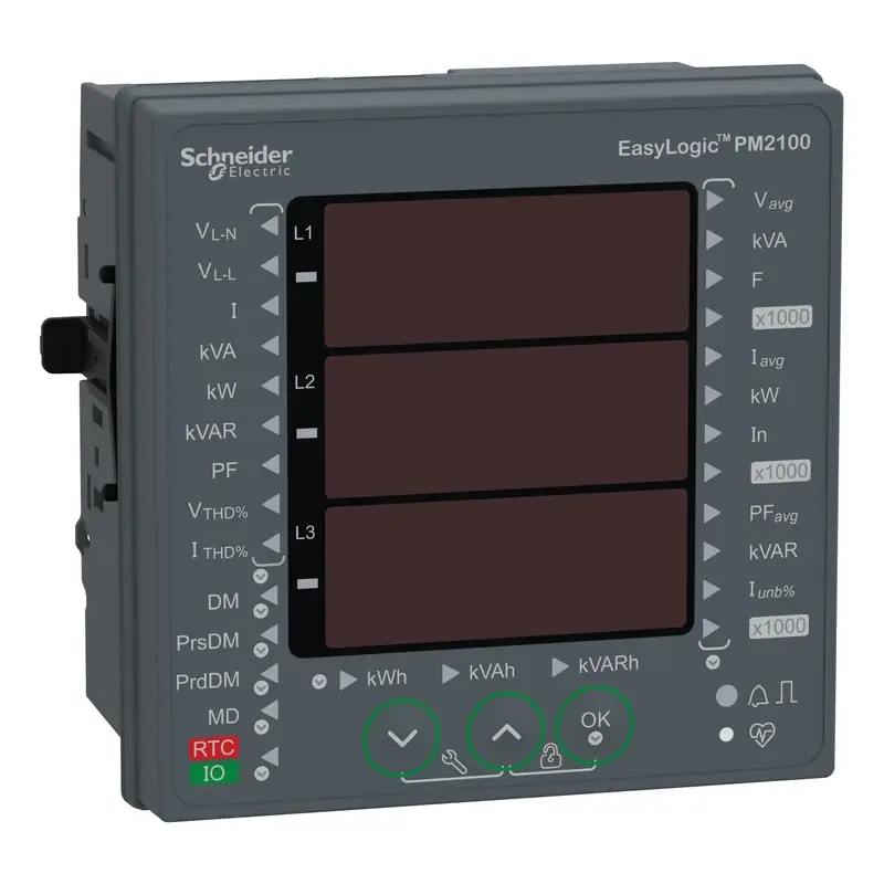 Schneider Electric EasyLogic PM2120 Power Meter Class 1.0 Modbus RS-485
