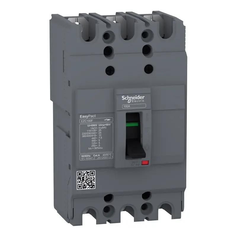 Schneider Electric EasyPact EZC100H Molded Case Circuit Breaker 1P 15/20/30/40/50A