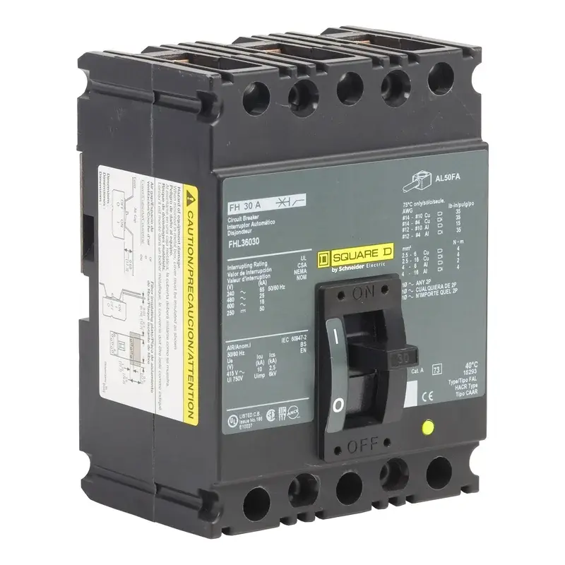 Schneider Electric FHL360 Molded Case Circuit Breaker 3P 40A