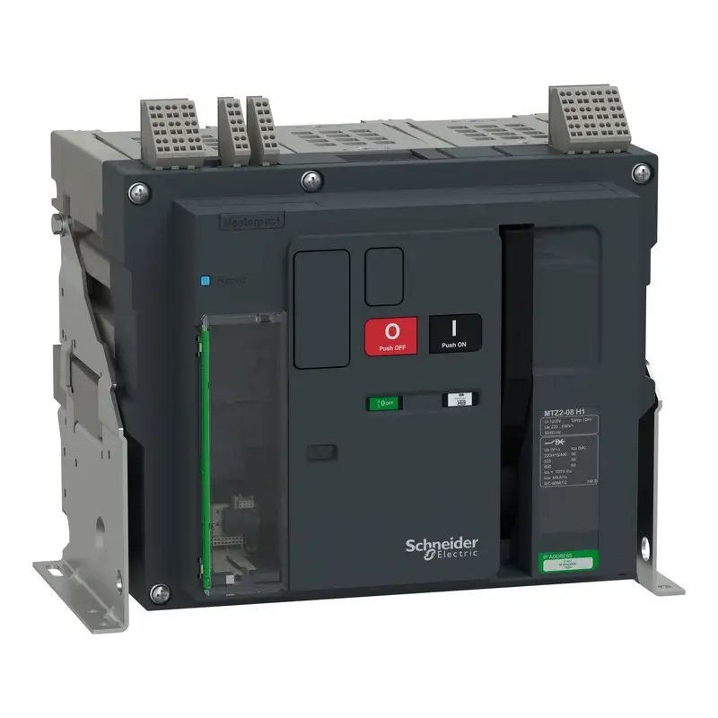 Schneider Electric MasterPact MTZ Active Air Circuit Breaker H1 66kA 3P Micrologic 2E Drawout 4000A