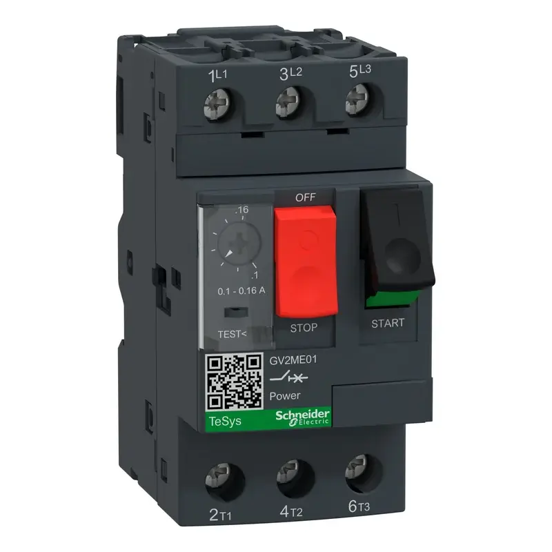 Schneider Electric TeSys GV2ME20 Motor Circuit Breaker Push Button 13-18A