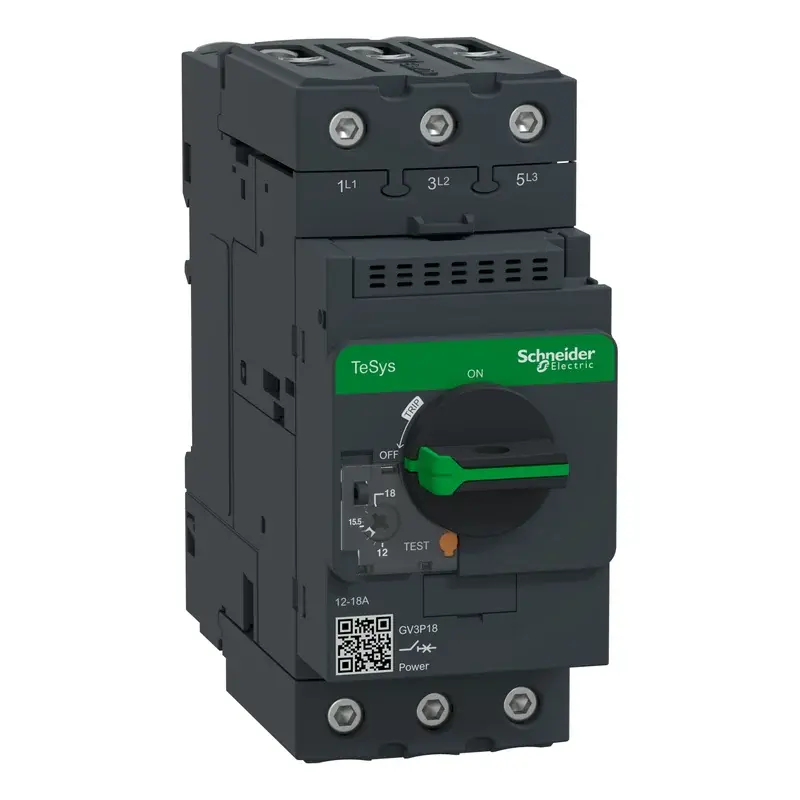 Schneider Electric TeSys GV3P18 Motor Circuit Breaker Rotary 12-18A 50kA
