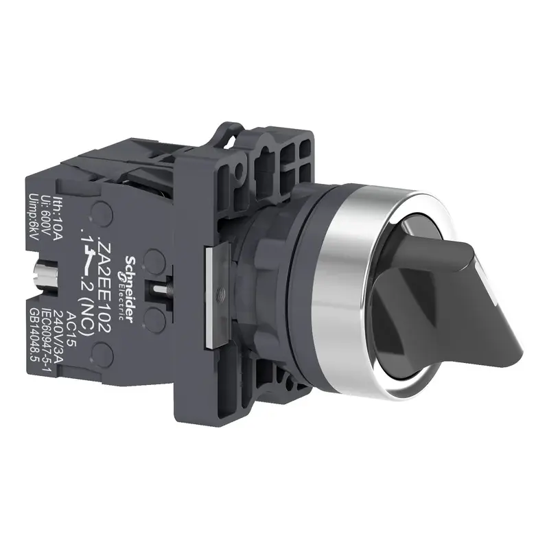 Schneider Electric XA2 Plastic Selector Switch 2 Position 1NO+1NC