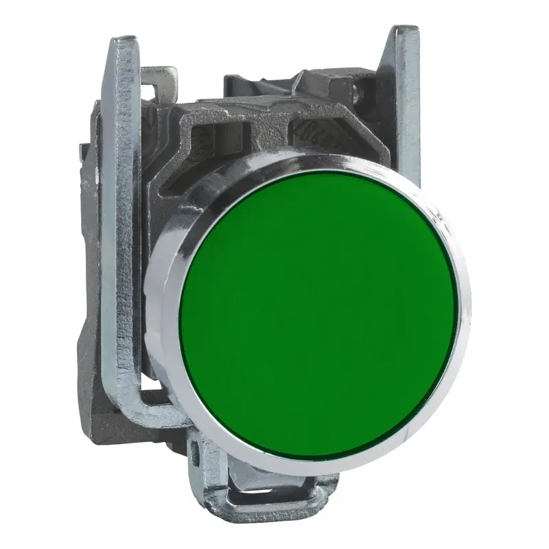 Schneider Electric Harmony XB4 Metal Push Button 22mm Green