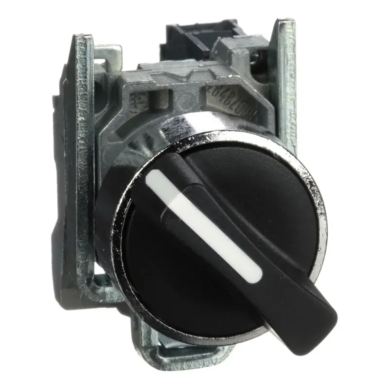 Schneider Electric Harmony XB4 Metal Selector Switch 3 Position 2NO