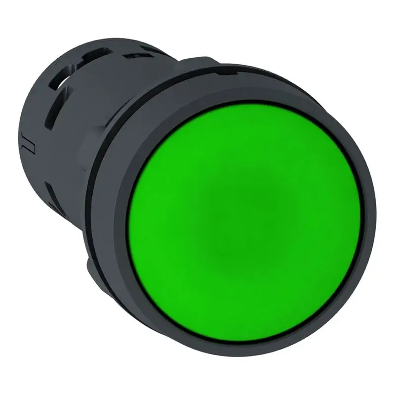 Schneider Electric Harmony XB7 Plastic Push Button 22mm Green