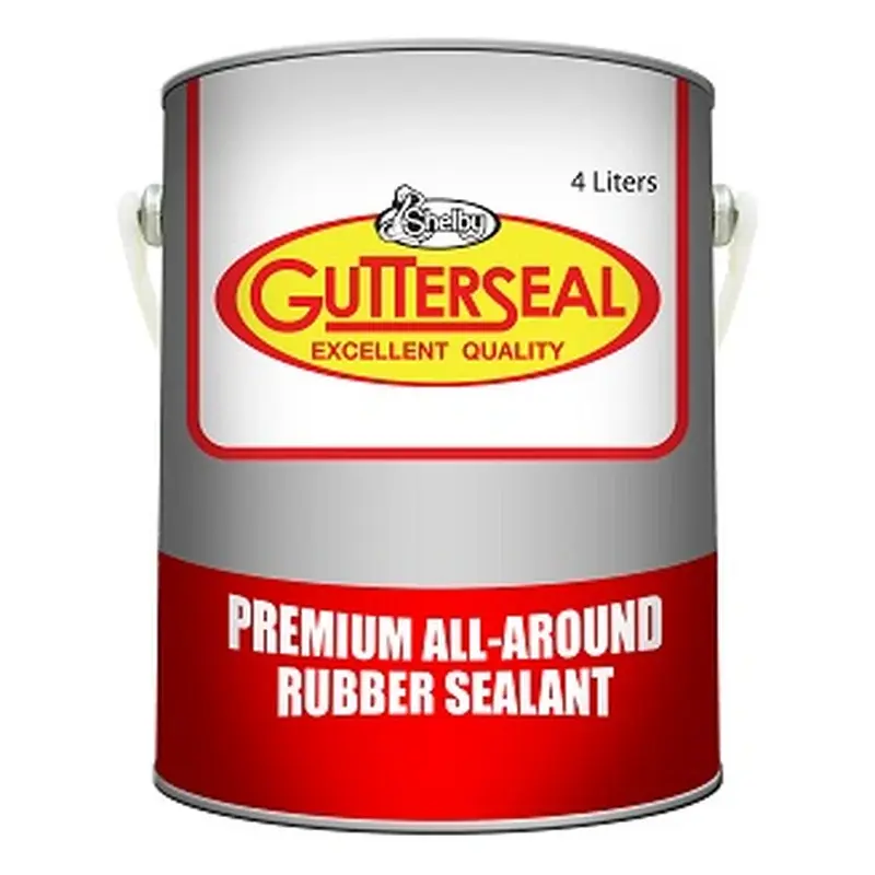 Shelby Gutterseal Rubber Sealant Gray 4L
