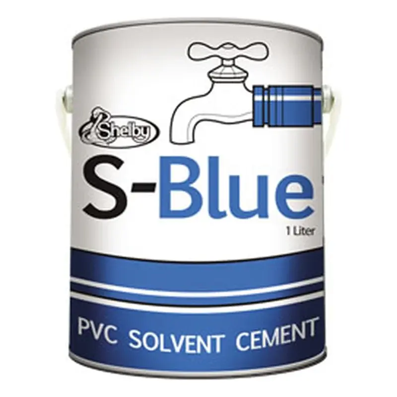 Shelby S-Blue PVC Pipe Adhesive 80ml (1/12L)