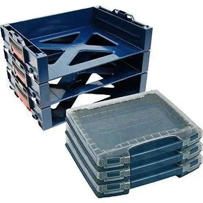 Bosch 1600A001SF i-BOXX Shelf 3 pieces Case with 3pc i-boxx 53