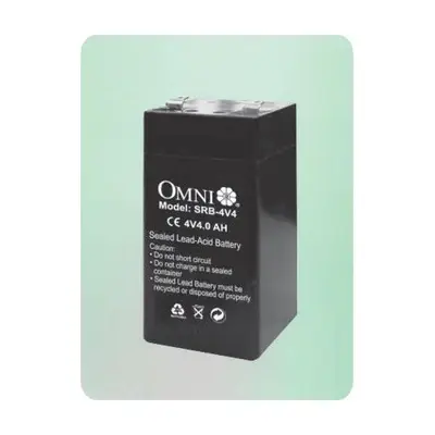 Omni Sealed Lead Acid Rechargeable Battery 4V 4Ah