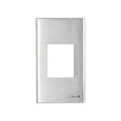 Omni Wide Series Aircon Tandem Outlet 20A and Universal Outlet in Stainless Plate 16A