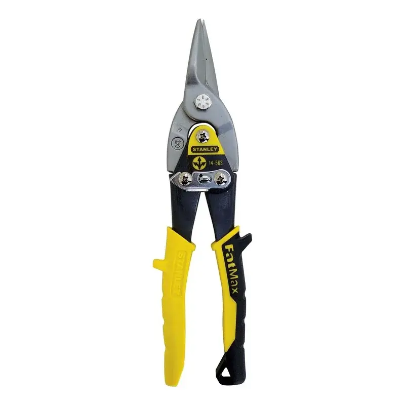 Stanley Aviation Snip Straight Cut Yellow Handle