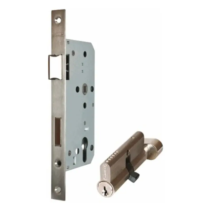 Stanley Mortise Lockcase w/ Cylinder (Combo Pack) 45mm x 85mm Single