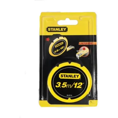 Stanley Lacquer Steel Tape Measure 30-611