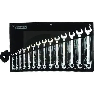 Stanley Combination Challenger Wrench Set 9 pcs 6mm to 19mm